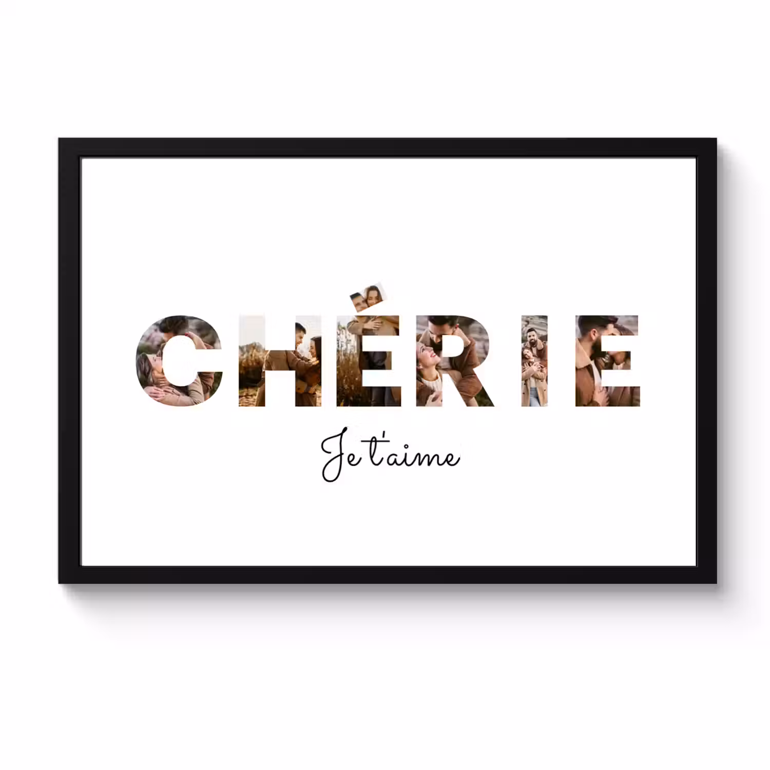 Affiche encadrée - Chérie