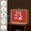 Silhouet - Bladeren - Tak Light Box met batterij (Wandlamp) middel -USP_websiteoverzichtNL