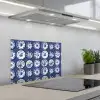 Borden - Floraal - Blauw keuken achterwand spatscherm klein 900 -3d_schuin