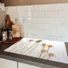 Verbleekte Bloemendans Inductie beschermer vinyl 3mm klein -sfeer3