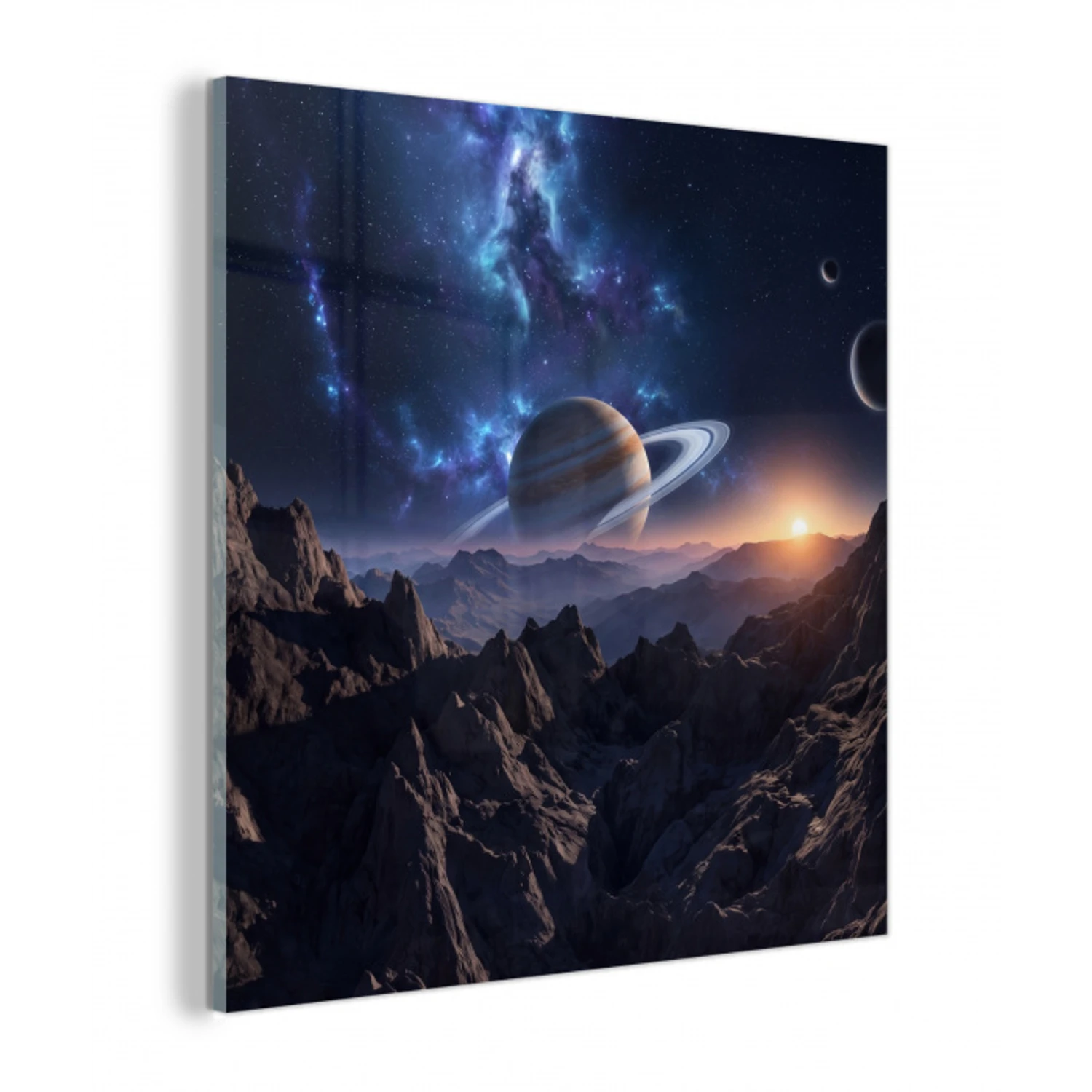 Fantasy - Kosmos - Landschap plexiglas 5mm klein -z3d