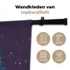 Rendier - Zonnebril - Neon - Kerstboom Wandkleed katoen klein -sfeer2
