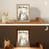 Dieren - Giraffe - Bladeren - Kinderen Light Box met kabel (Kinderlampje) klein -sfeer3_kind