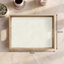 Textuur - Abstract - Beige Dienblad Rechthoek middel 911 -USP_Formaat