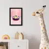 Rijst - Illustratie - Kom - Groente fotolijst zwart zonder passe partout klein -usfeer4_kinderkamer