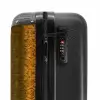 Oranje slangenhuid met symmetrische schubstructuur NBS - Handbagage koffer - Kinderen Unisex middel -slot
