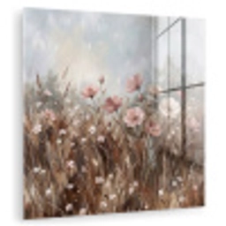 Bloemen - Botanisch - Schilderij - Pastel - Rustiek plexiglas 5mm klein -zzzproduct_nieuw