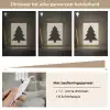 Kerstboom - Zwarte kerstboom - Boom - Japandi Light Box met kabel (Tafellamp) klein -USP_dimbaarNL