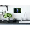 Bloemen - Blauw - Dennenboom Muursticker klein -keuken