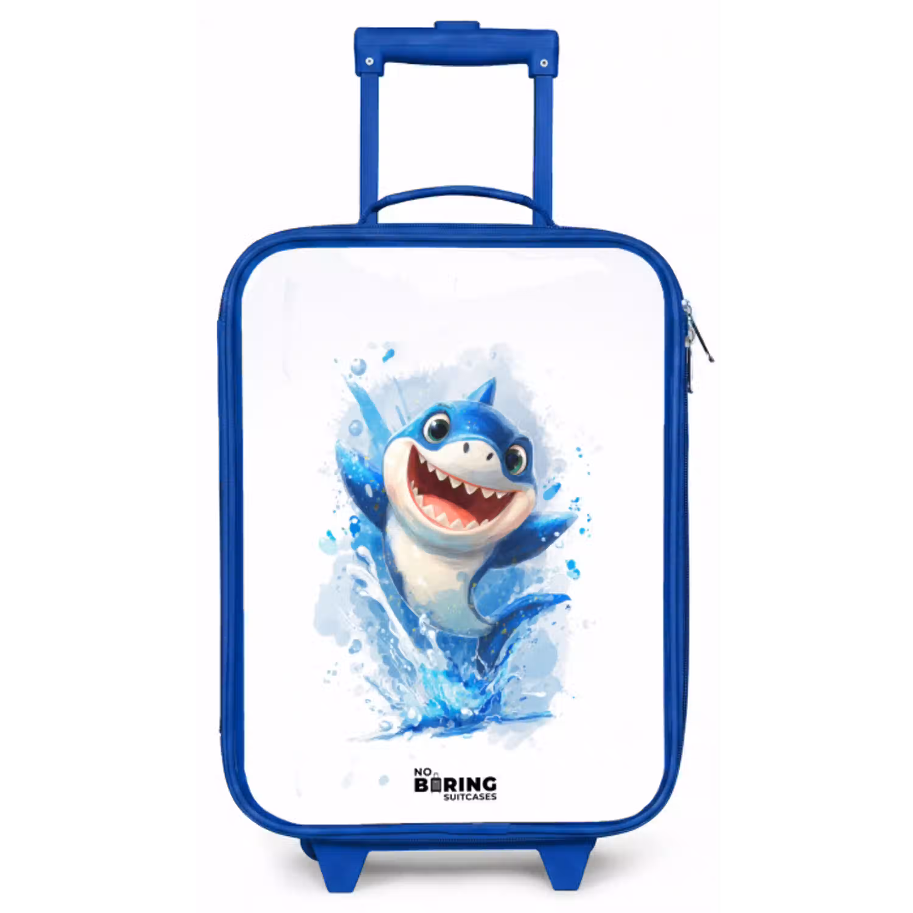Haai - Tanden - Water Kinderkoffer - Blauw klein -zz3dotto