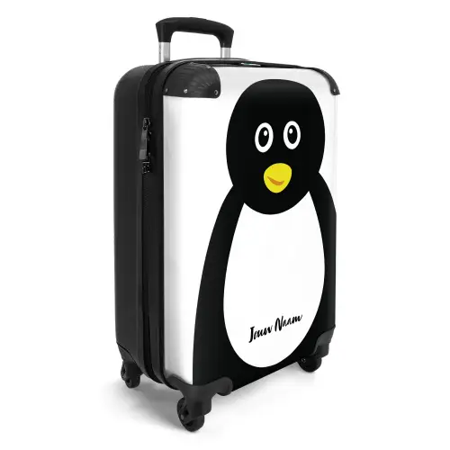 Pim pinguïn NBS - Handbagage koffer - Kinderen Unisex middel -productfoto_3d