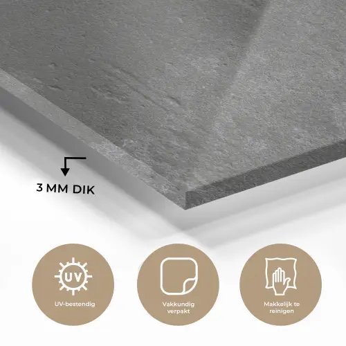 Beton - Grijs - Lijn - Vormen plexiglas 5mm klein -sfeer2