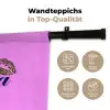 Diva - Lip - Panterprint - Roze Wandkleed katoen klein -tsfeer2_DE