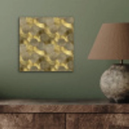 Modern - Geometrisch - Goud aluminium wit klein 46 -sfeer2