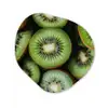 Kiwi - Fruit - Groen Wandcirkel Organisch Forex 3mm klein -3d