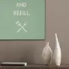 Grill - Groen - Zomer - Quote PET vilt klein -sfeer6_closeup