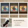Graffiti - Aap - Street art - Dieren Light Box met batterij (Wandlamp) middel -USP_lichtkleurNL