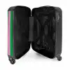 Quotes - Que sera sera smaragdgroen en fuchsia roze NBS - Handbagage koffer - Kinderen Unisex middel -binnenkant