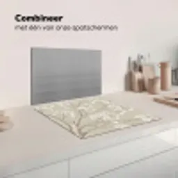 Sereen - Bloesem - Wit Inductie beschermer vinyl 3mm middel -wsfeer7_website