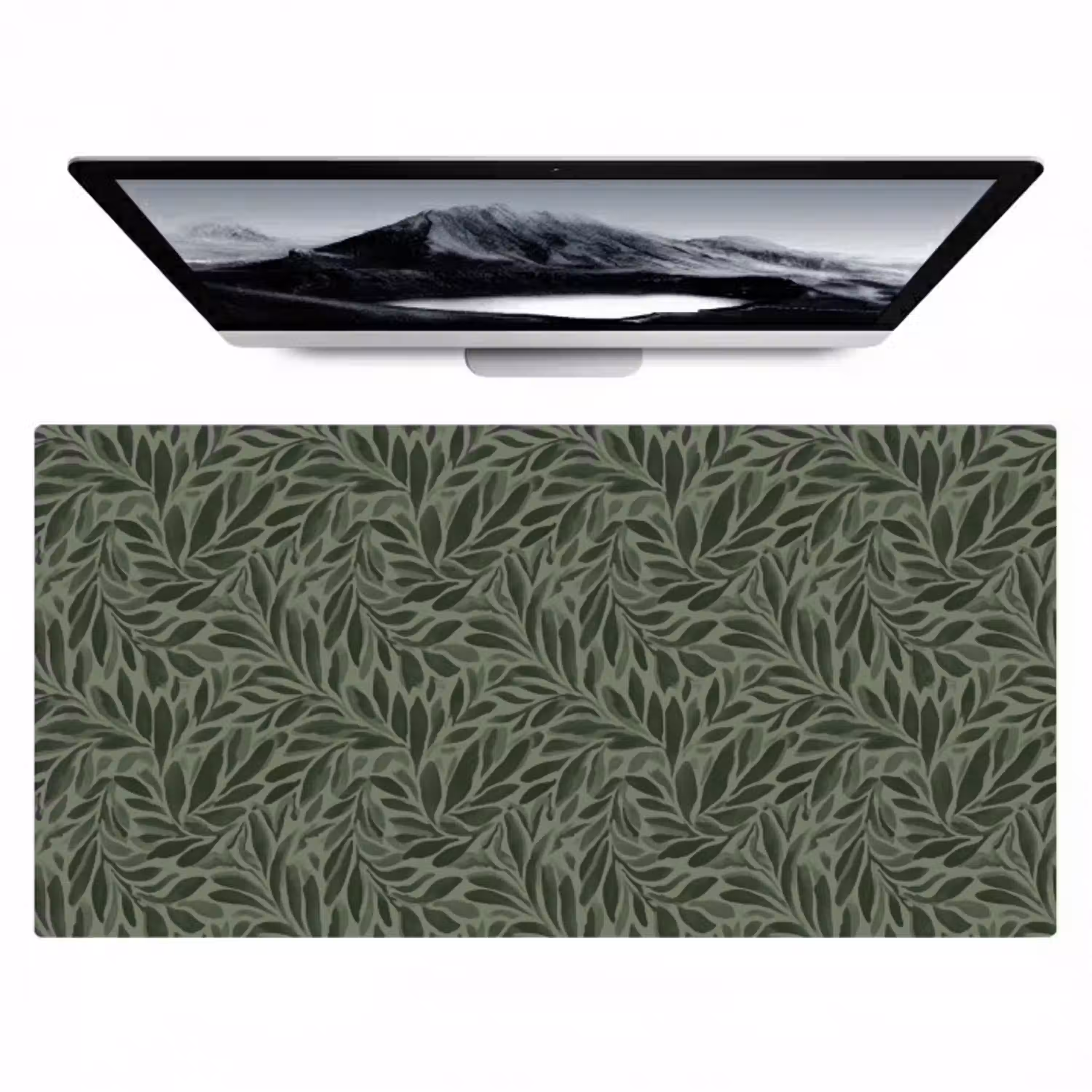 Bladeren - Organisch - Groen Muismat XXL klein 681 -zzz3d