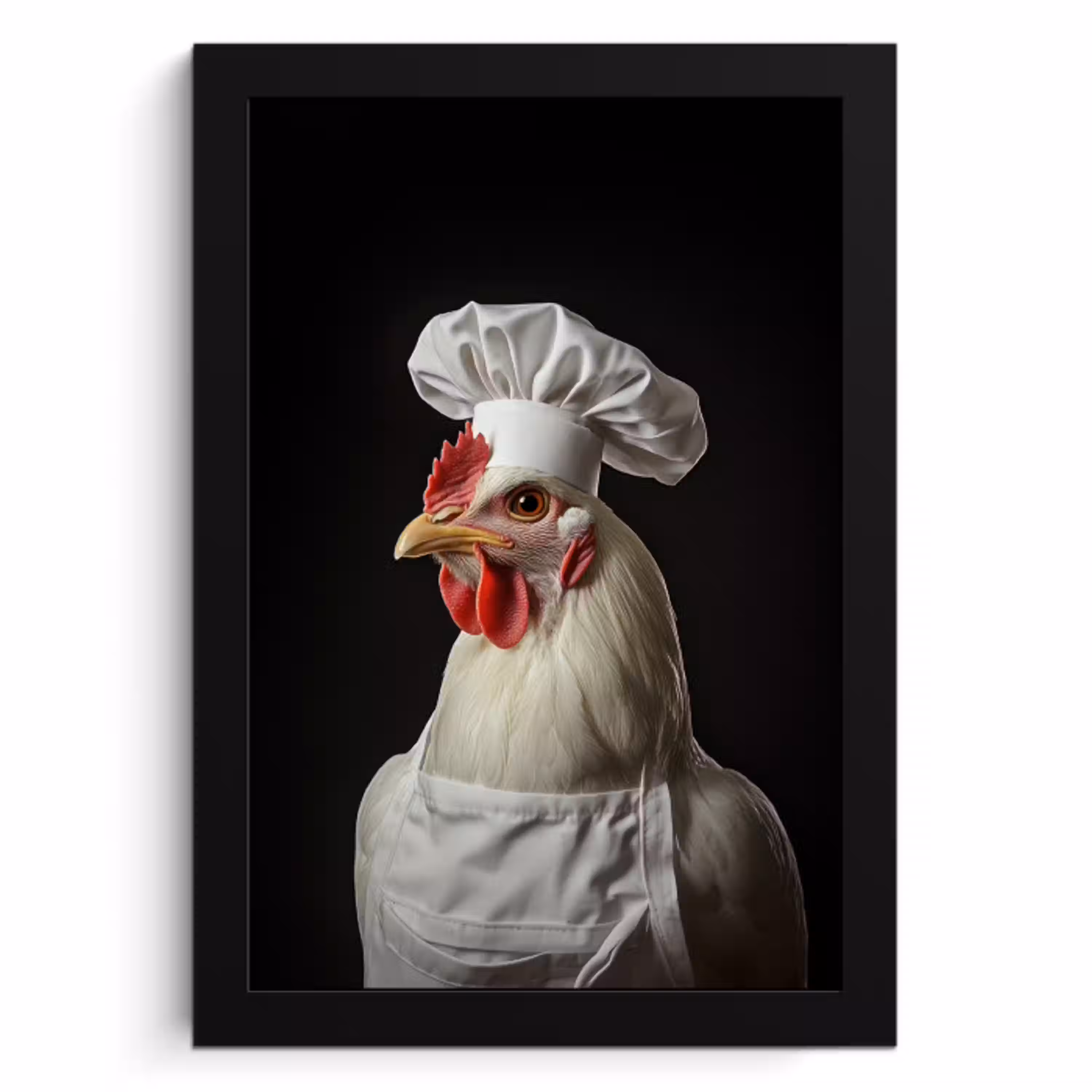 Kok - Rood - Kip KitchenYeah - Keuken - Fotolijst klein -3d