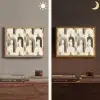 Abstract - Patroon - Bogen Light Box met batterij (Wandlamp) middel 907 -sfeer3