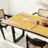 Geel - Beige - Patroon Placemat vinyl groot 368 -zzsfeer4_Kitchenyeah-website
