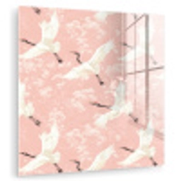 Kraanvogels - Bloesem - Roze plexiglas 5mm klein 11 -zzzproduct_nieuw