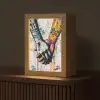 Graffiti - Handen - Vintage - Street art Light Box met kabel (Tafellamp) klein -z3d_website