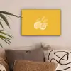 Citroenen - Illustratie - Minimalistisch - Geel canvas 2cm klein -sfeer1