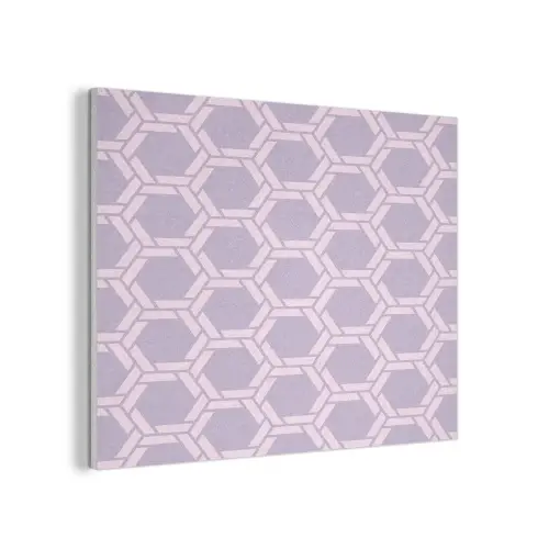 Patroon - Roze - Paars PET vilt klein 837 -3d