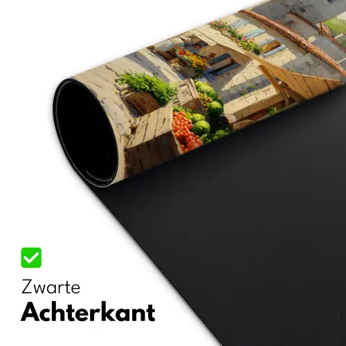 Dorp - Zon - Kraampjes - Huizen Muismat XXL klein -sfeer2
