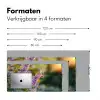 Sierlijke - Vlinder - Paarse - Bloemen Muismat XXL klein -sfeer5