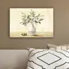 Vaas - Keramiek - Olijftakken canvas 2cm klein -sfeer3