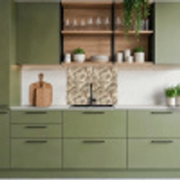 Waaierstructuren - Beige - Vezeltextuur keuken achterwand 2 middel 865 -sfeer3