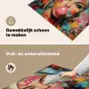 Vrouw - Kauwgom - Graffiti - Love Inductie beschemer met haakjes middel -ky-schoon-nl