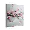 Bloesem - Kunstzinnig - Roze - Sakura aluminium wit klein -3d