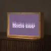 Mucho amor - Paars - Grafisch Light Box met kabel (Tafellamp) klein -z3d_website