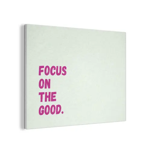 Focus on the good - Beige - Roze PET vilt klein -3d