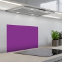 Paars - Kleuren - Effen keuken achterwand spatscherm klein 900 -3d_schuin