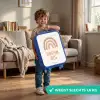 Regenboog met de quote 'Dream Big' Kinderkoffer - Blauw klein -sfeer2_NL
