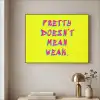 Quote - Minimalistisch - Kleurrijk Textielframe zwart klein -sfeer2