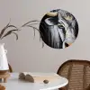 Stier - Hoorns - Snuit - Goud Wandcirkel behangsticker klein -sfeer3