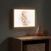 Vos - Pastel kleuren - Dier Light Box met batterij (Wandlamp kind) middel -sfeer5_kind
