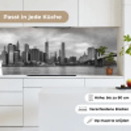 Skyline - Brug - Gebouwen - Kleurloos keuken achterwand 2 middel -sfeer4_DE