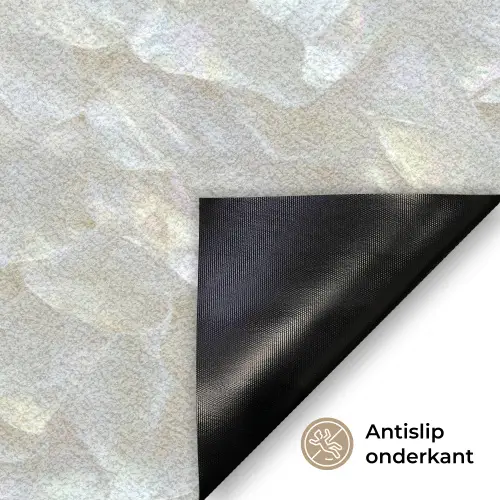 Parelmoerglans - Wit - Schelp Deurmat klein 898 -antislip_NL