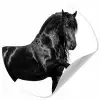 Fries - Hengst - Modern Wandcirkel behangsticker klein -3d