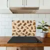 Pinda's - Patroon - Beige keuken achterwand spatscherm klein -sfeer2