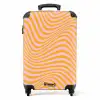 Waves - Geel/Roze NBS - Handbagage koffer - Kinderen Unisex middel -productfoto_recht
