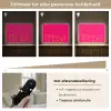 Minimalistisch - Roze - Dream big - Grafisch Light Box met batterij (Wandlamp) middel -USP_dimbaarNL